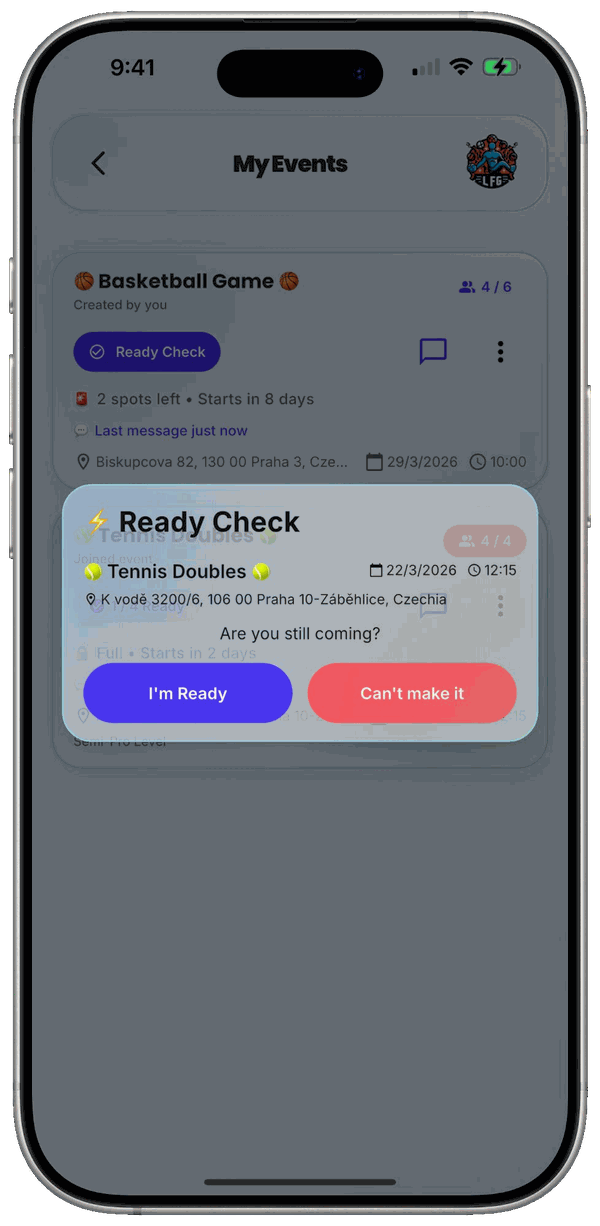 Ready Check Response